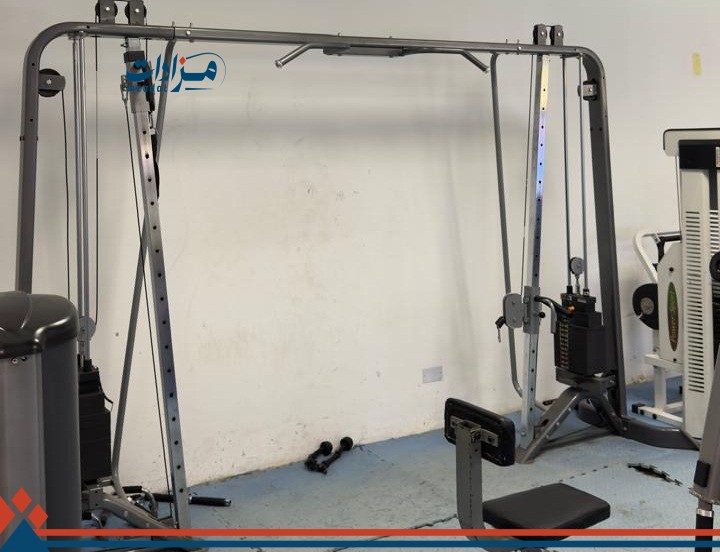 5- Chest Press Machines (2) + Lat Pulldown Machine + Cable Crossover Machine